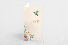Vogel en bloemen